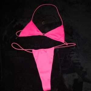 Selarlene hot pink tinikini